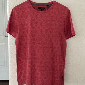 🧶 Ted Baker🧶 Mens Short Sleeve Shirt Size 3